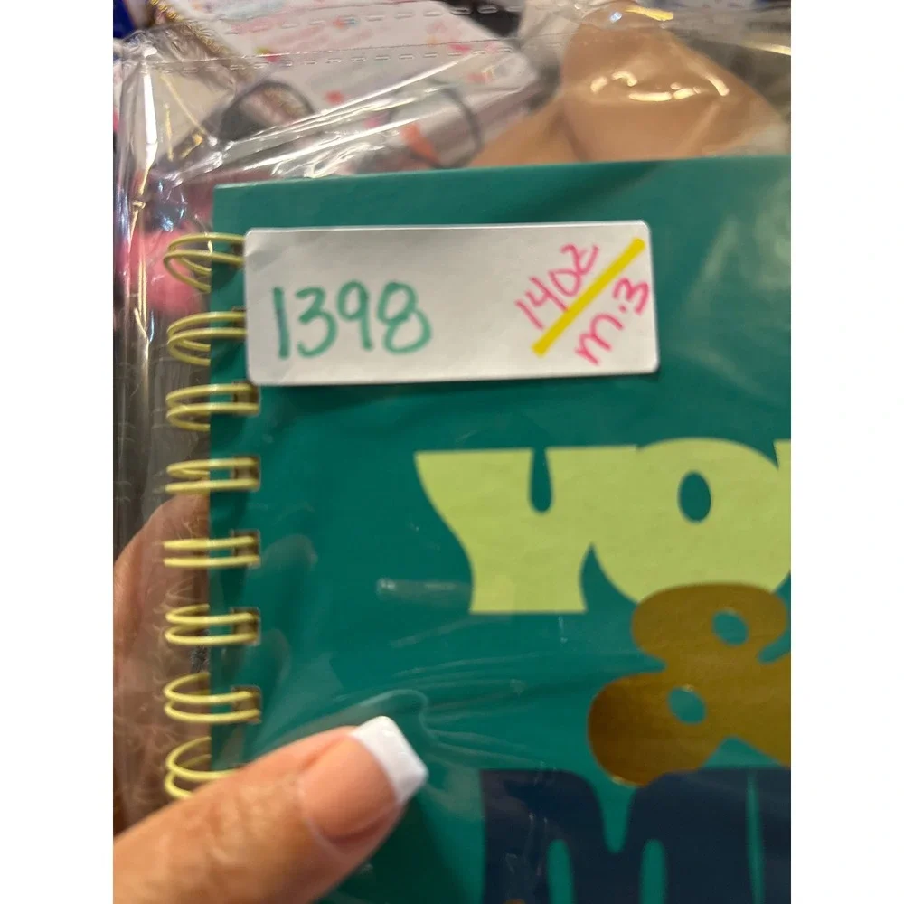Tabitha Brown You & Me Business‎ Journal Notebook Spiral Teal Gold